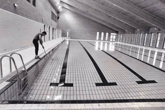 The swimming pool at Kirkstall Leisure Centre in June 1985.