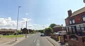 The boy was hit by the car on Swinnow Lane early yesterday evening