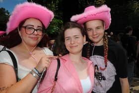 Roundhay Festival    sat 04-07-2026 pic Steve Riding
Lucy Walton , Emma Trigg and Katie Ward of Rotherham