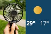 The Met Office is forecasting temperatures to reach 29°C in Leeds this week.