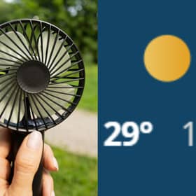 The Met Office is forecasting temperatures to reach 29°C in Leeds this week.