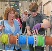 Chancellor of the Exchequer Rachel Reeves paid a visit to Pudsey-based G&H and Building Futures Together to meet apprentices. 