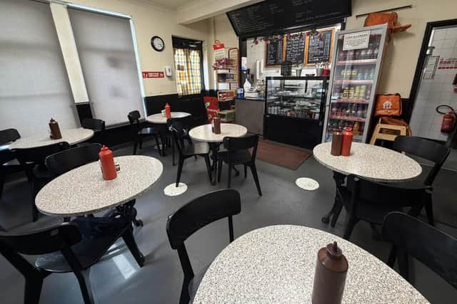 The Full Monty cafe in Morley has been put up for sale