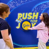 Gala launched a ‘Push for Joy’ button on the streets of Manchester this week