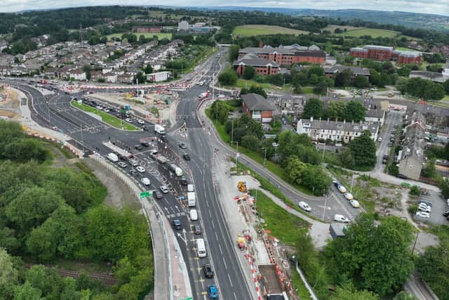 The £44.1 million Dawsons Corner and Stanningley Bypass improvement scheme.