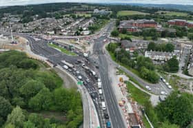 The £44.1 million Dawsons Corner and Stanningley Bypass improvement scheme.