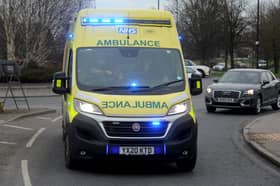 Ambulance services responded to a crash on Elland Road on Wednesday.