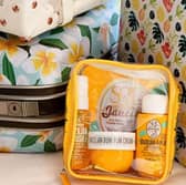 The Sol de Janeiro Bum Bum Jet Set includes travel-sized body care favourites for holidays and weekends away