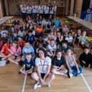 Team GB athlete Sarah Davies made a special appearance at Hunslet Carr Primary School 