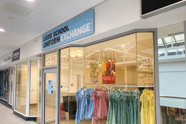 The pop-up school uniform exchange will return to the Merrion Centre this summer