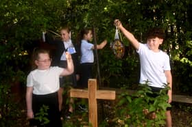Whinmoor St Paul's C of E Primary School is celebrating Leeds 400 by creating time capsules will be buried for future generations to discover.. Picture taken by Yorkshire Post Photographer Simon Hulme 8th July 2026