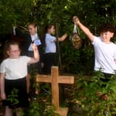 Whinmoor St Paul's C of E Primary School is celebrating Leeds 400 by creating time capsules will be buried for future generations to discover.. Picture taken by Yorkshire Post Photographer Simon Hulme 8th July 2026
