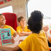 Sara Pascoe has helped LNER launch a new campaign encouraging families to turn their train journeys into reading time this summer. 