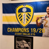The rare Stewart Dallas flag is one of only five printed in the former Leeds United player's hometown.