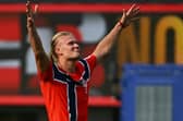 BIG FAN: Norway and Manchester City star Erling Haaland's love for Leeds United is crystal clear.