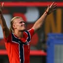 BIG FAN: Norway and Manchester City star Erling Haaland's love for Leeds United is crystal clear.