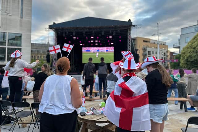 The Millennium Square fanzone is coming back for England's World Cup semi-final