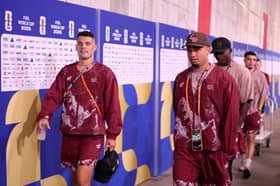 FINAL SNUB: For Leeds United's Noah Okafor, right, with Switzerland.