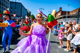 Crowds filled the streets of Pontefract for the return of the annual Liquorice Festival, celebrating the town's famous connection with liquorice.