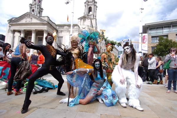 Strike a pose at Millennium Square.