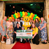 The opening of the new family attraction at the White Rose Centre saw not only a Leeds United legend cutting the ribbon, but a charitable donation also made to Rays of Sunshine.