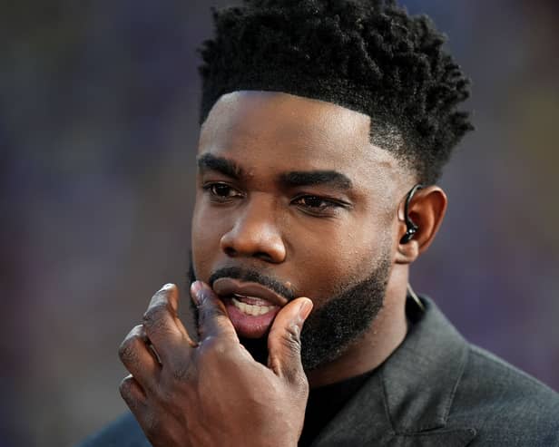 Micah Richards learned of his father’s death shortly before he went on air