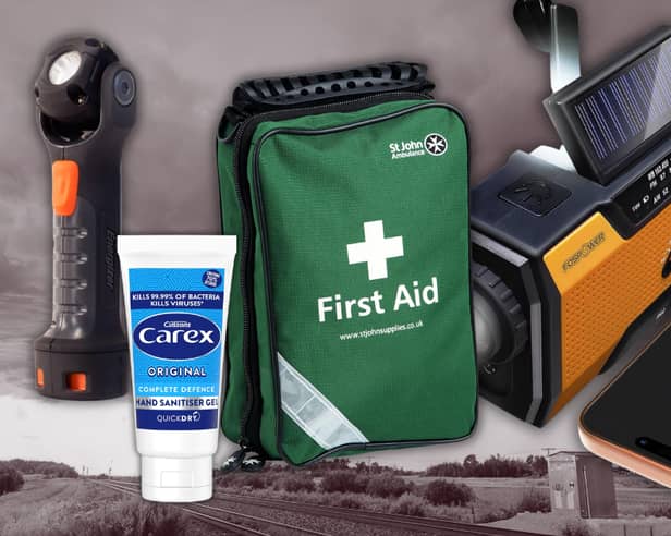The Government recommends households gradually build an emergency kit with practical essentials such as a torch, first aid kit, emergency radio and portable power bank.