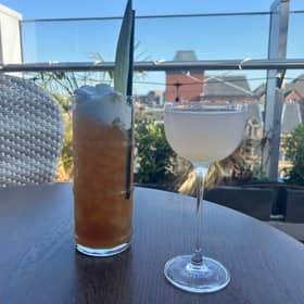 The Coconut Corsair and The Herbalist signature cocktails 