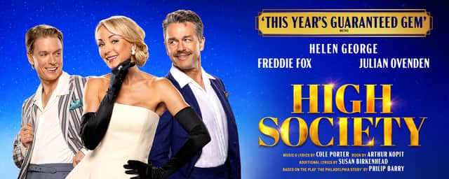 Freddie Fox, Helen George and Julian Ovenden star in High Society coming to Leeds Grand Theatre.