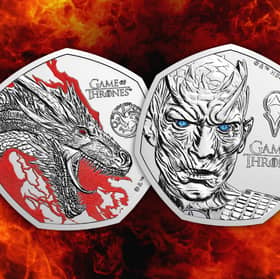 The Royal Mint has launched an official Game of Thrones coin collection celebrating 15 years of the hit fantasy series, with Ice and Fire designs available from £15.
