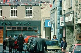 The Shambles looking towards the Market Place in 1977.