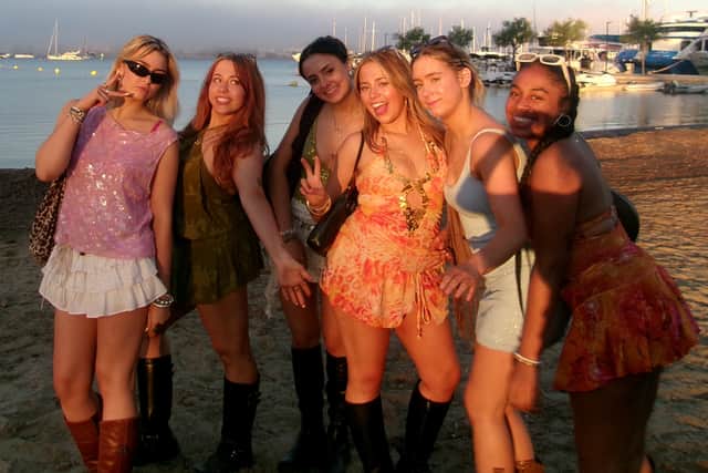 A group of seven girlfriends flew to Ibiza for a 24-hour holiday - and partied all night so they didn't have to book a hotel.