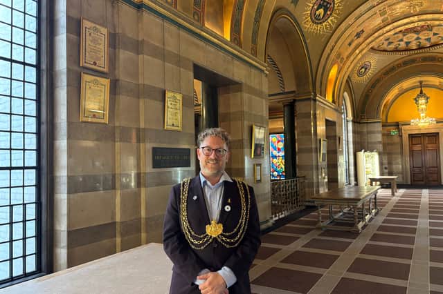 Lord Mayor of Leeds, Councillor Stephen Holroyd described Pride as a "protest"