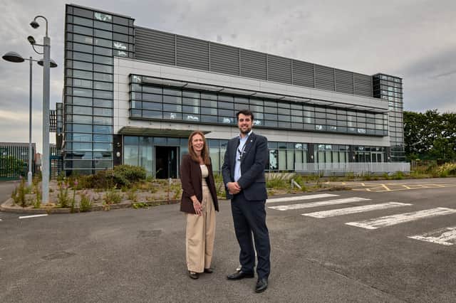 Louise Lupton, Wakefield Council's head of service for access to education, and Matthew Caton, cabinet member for children and young people.