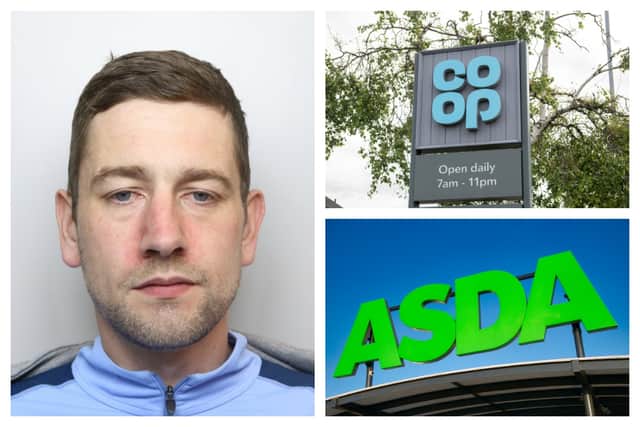Shilton Flynn has been banned from all Co-ops and Asdas in West Yorkshire.