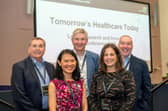 The keynote speakers at the Tomorrow’s Healthcare Today: Leeds Research and Innovation Conference included Lindsey Burrow