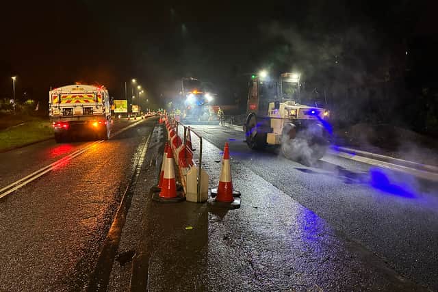 These final works will mean Lawnswood roundabout will be substantially complete in September.