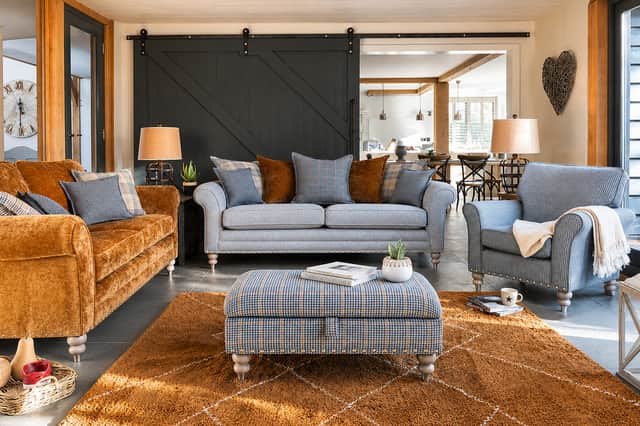 Classic British design meets everyday comfort in with the Cleveland sofa by Alstons