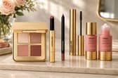 Hourglass beauty favourites including the Curator Eyeshadow Palette, Phantom Volumising Glossy Balm, Shape & Sculpt Lip Liner, Unlocked Instant Extensions Mascara and Unreal Liquid Blush.