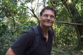 Professor Jon Lovett in the Tanzanian forests