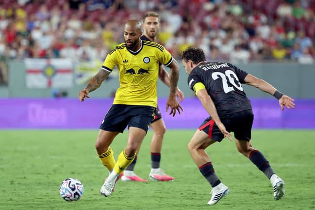LITTLE JOY: For Leeds United striker Lukas Nmecha despite looking in good shape.