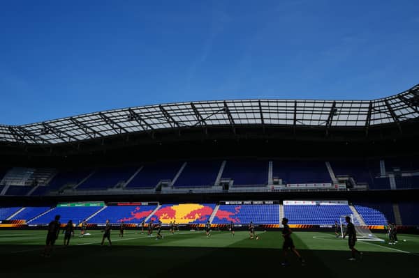 NEXT STAGE: The Sports Illustrated Stadium in New Jersey where Leeds United will face Sunderland.