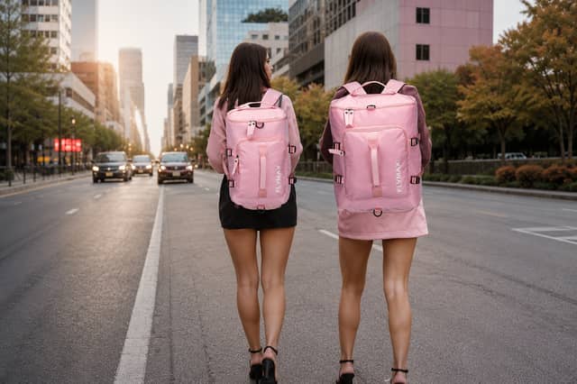 The FLYMAX cabin bag is designed to fit Ryanair's free 40x20x25cm underseat luggage allowance.