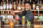 29th July 2026
Bartender of the Week feature of Danush bartender at Uyare Victoria Gate 3rd Floor Rooftop.
Pictured Danush making a cocktail
Picture Gerard Binks