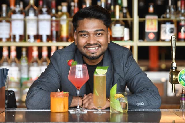 Bar manager Dhanush moved to Leeds to study economics.