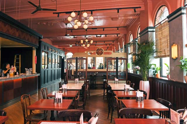 Interior of Dishoom Leeds