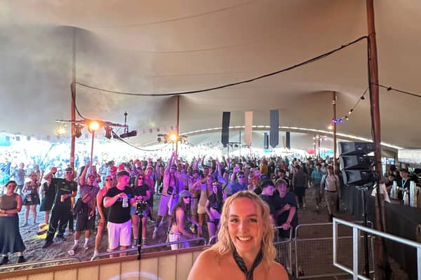 Rothwell DJ and University of Leeds student Amy Morris (AAMEE), who was named national winner of the Thatchers Juicy Sounds competition.
