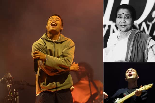 (Clockwise from left) Loyle Carner, a tribute to Bollywood playback legends and The Maccabees form part of this weekend's musical entertainment in Leeds.