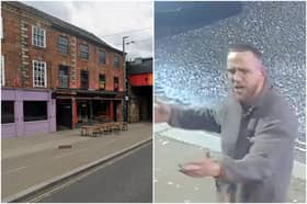 The offence took place outside Fibre in Lower Briggate on Sunday, April 12