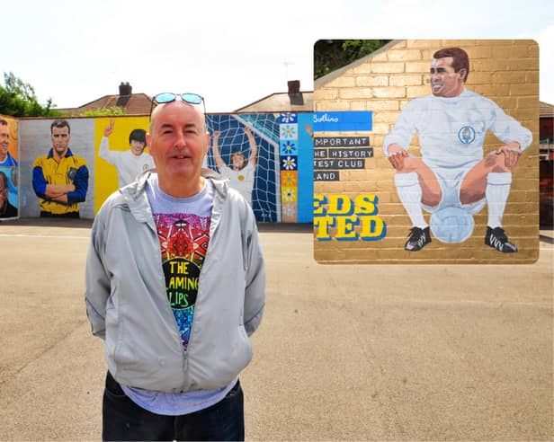 Local artist Robert Endeacott reveals the labour of love behind the striking new Leeds United mural at Andy Taylor's Elland Road car wash  